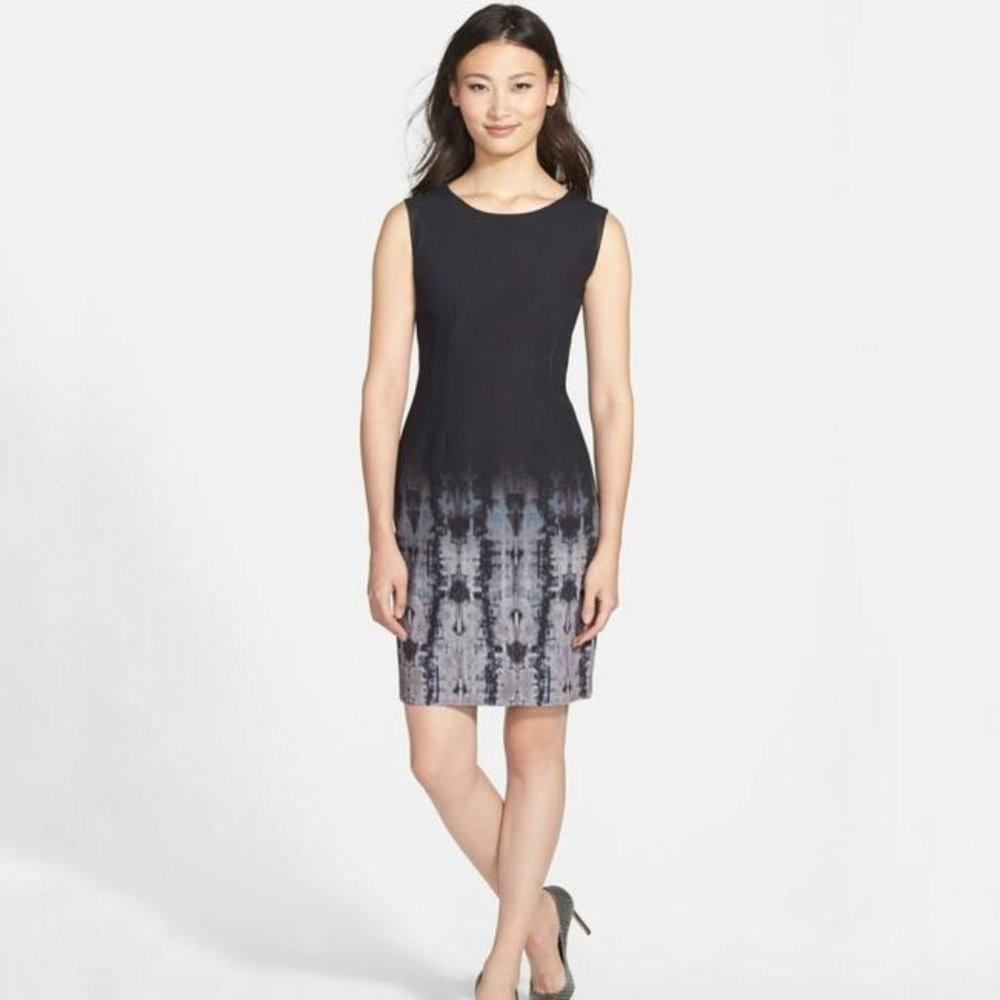 Elie Tahari Black Emory Work/Office Dress